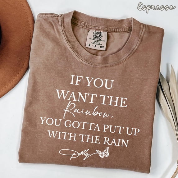 Dolly Rainbow Shirt, Dolly Signature Vintage Music Shirt, Country Music Graphic Tee