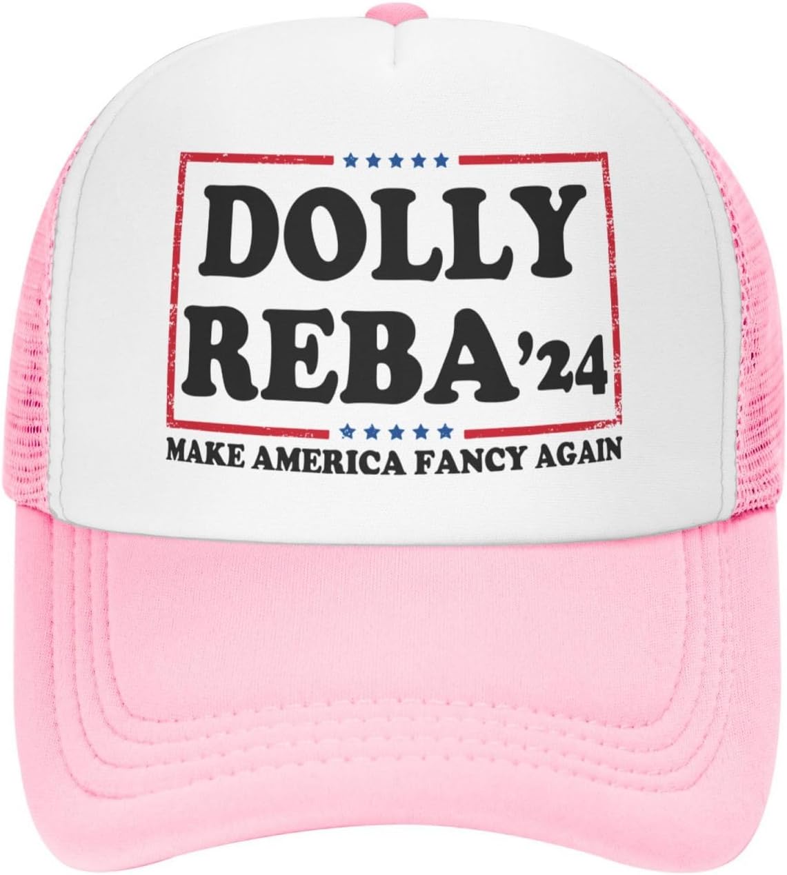 Dolly Reba 2024 Make America Fancy AgainTrucker Hat Funny Hats Men