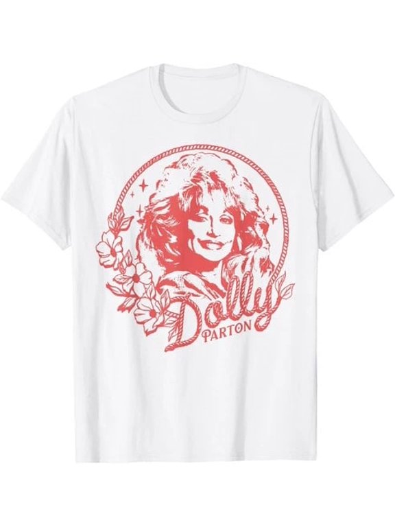 Dolly Rope and Flower Portrait RIP Memorial T-Shirt