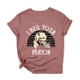 thumbnail image 1 of Dolly Shirt for Women Graphic Tee Country Music Legend T Shirt Short Sleeve Crew Neck Fans Top Pink L, 1 of 2