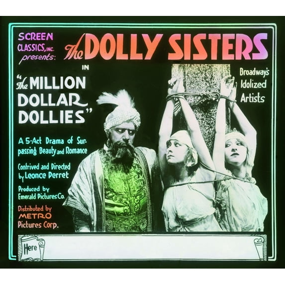 Dolly Sisters In The Million Dollar Dollies Poster Print By Mary Evans Jazz Age Club Collection