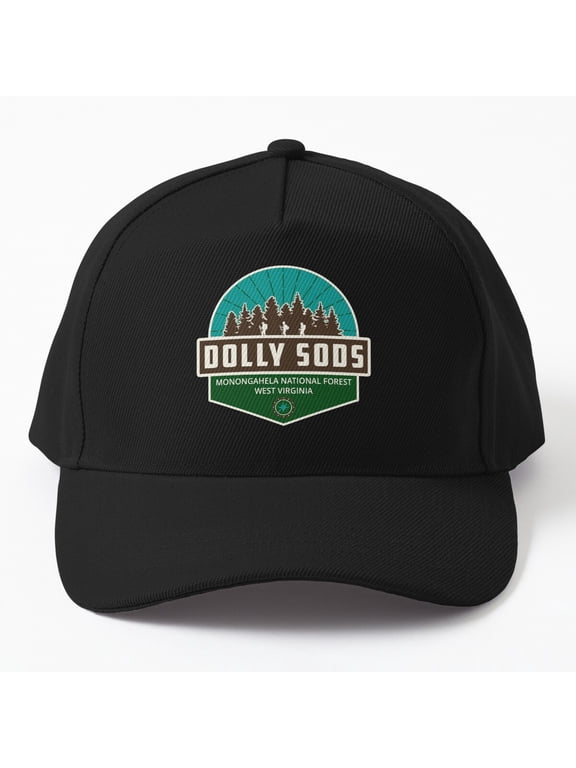 Dolly Sods Forest Badge Baseball Hat, Monongahela Outdoor Travel Graphic Design, Classic Cap