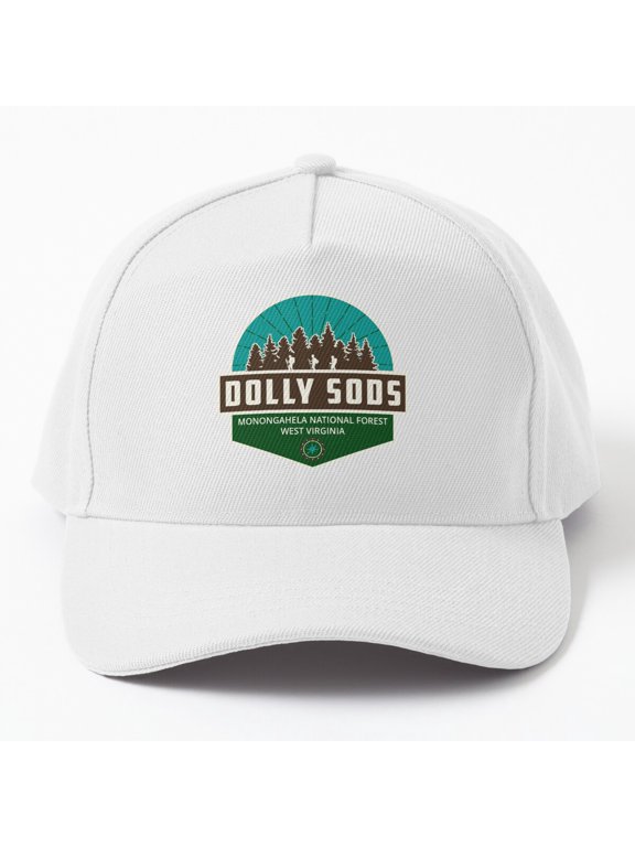 Dolly Sods Forest Badge Baseball Hat, Monongahela Outdoor Travel Graphic Design, Classic Cap