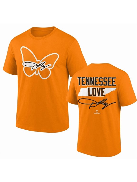 Dolly Tennessee Volunteer Tribute Butterfly T-Shirt