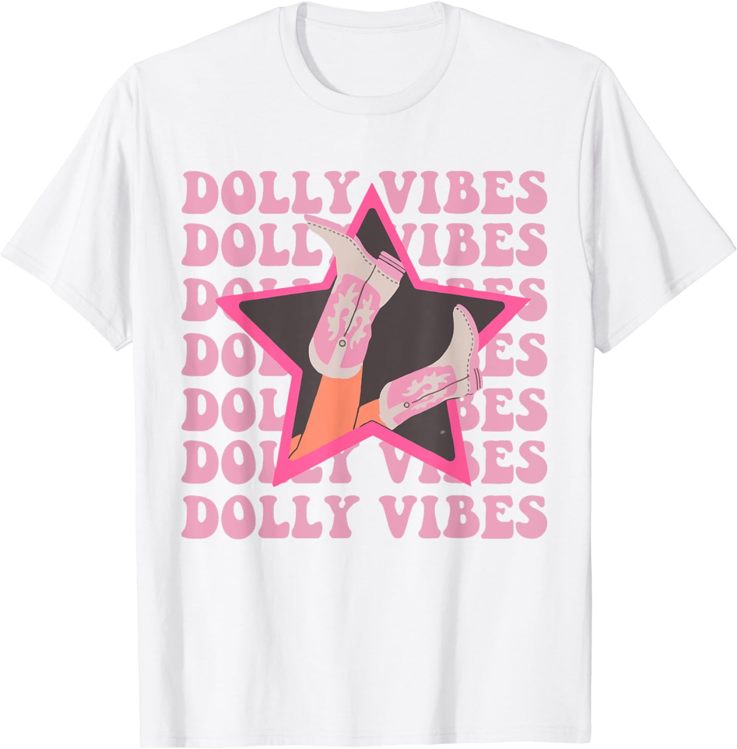 Dolly Vibes First Name Girl Vintage Personalized Retro White T-Shirt ...