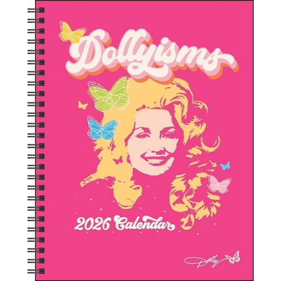 Dollyisms: Dolly Parton's 12-Month 2026 Softcover Monthly/Weekly Planner Calenda, (Paperback)