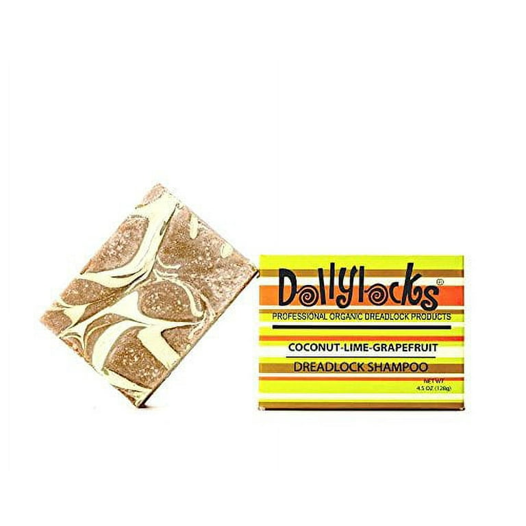 Dollylocks 4.5oz Coconut Lime Grapefruit Dreadlock Shampoo Bar (Soap) 