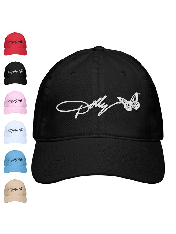 Dollys 1946-2026 Memorial Dollys Baseball Hat, Adjustable Butterfly Cap for Men Women, Washed Distressed Outdoor Memorial Hat