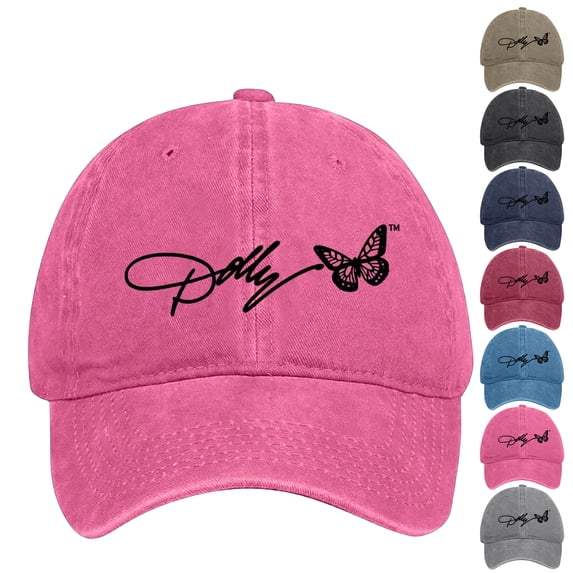 Dollys Dollys Floral Adjustable Baseball Hat for Men Women, Cool Washed Distressed Outdoor Cap