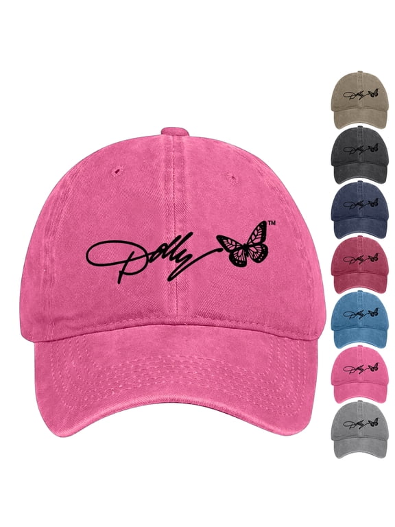 Dollys Dollys Floral Adjustable Baseball Hat for Men Women, Cool Washed Distressed Outdoor Cap