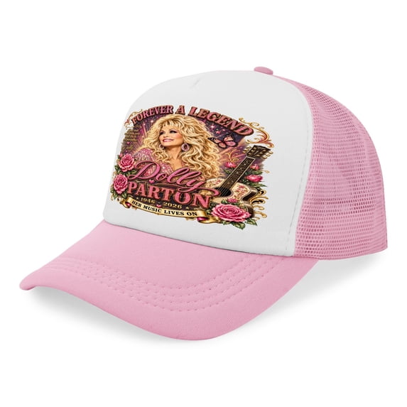 Dollys Memorial 1946-2026 Adjustable Baseball Hat for Men Women, Cool Floral Washed Distressed Outdoor Collection Cap