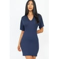 thumbnail image 1 of Dolman Sleeves Solid Mini Dress S, 1 of 4