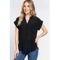 thumbnail image 1 of Dolman Slv Button Down Woven Top, 1 of 5