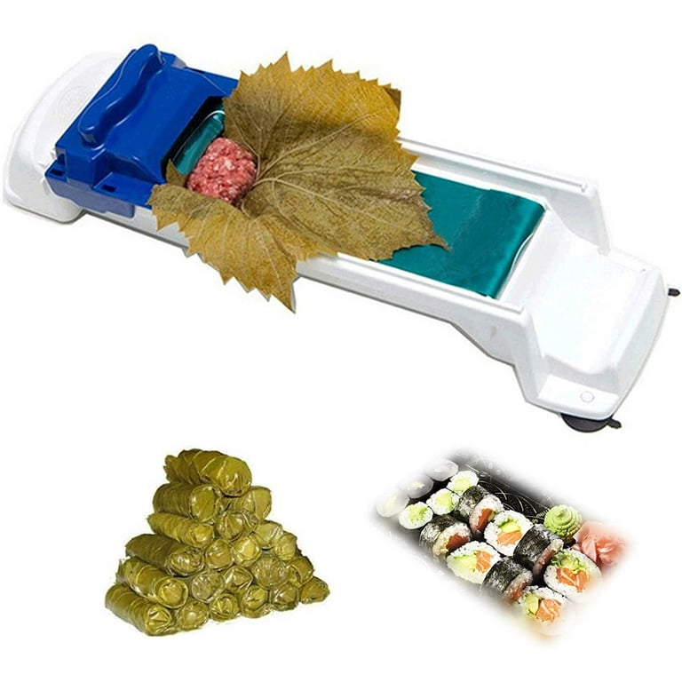 Dolmer Roller Machine, Sushi Roller Vegetable Meat Rolling Tool for  Beginners and Children Stuffed Grape & Cabbage Leaves, Rolling Meat and  Vegetable - Kitchen DIY Dolma Roller Sushi Maker 