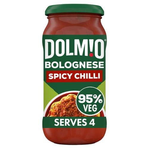 Dolmio Bolognese Intense Chilli Pasta Sauce 450g, British Import (Pack of 2)