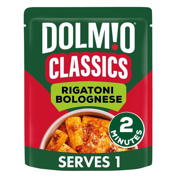 Dolmio Classics Rigatoni Bolognese Pasta Ready Meal 250g, Imported from Britain
