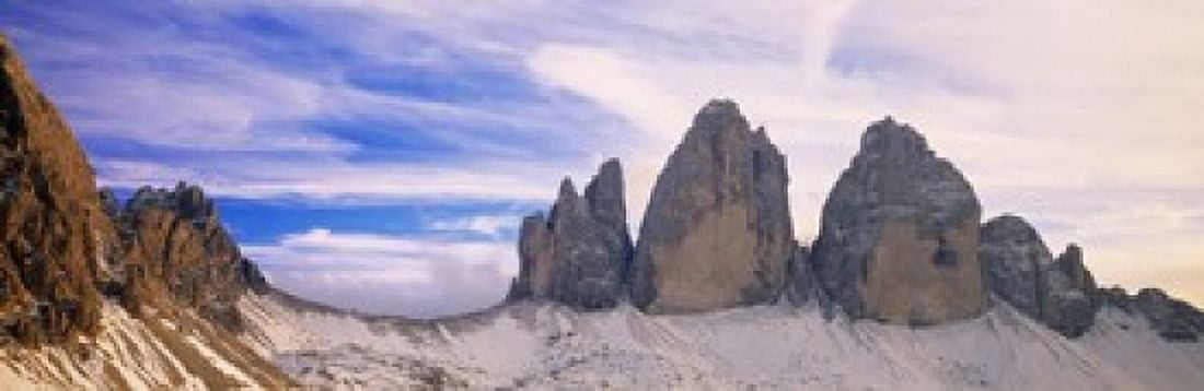 Dolomites Alps Italy Canvas Art - Panoramic Images (18 x 6)