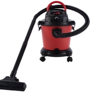 Dolonm 5 Gallon Wet Dry Vacuum Cleaner, 4.3 Peak HP 3 in 1 Plastic Shop Vacuum with Blowing Function to Clean Floor, Upholstery, Gap & Car, Red