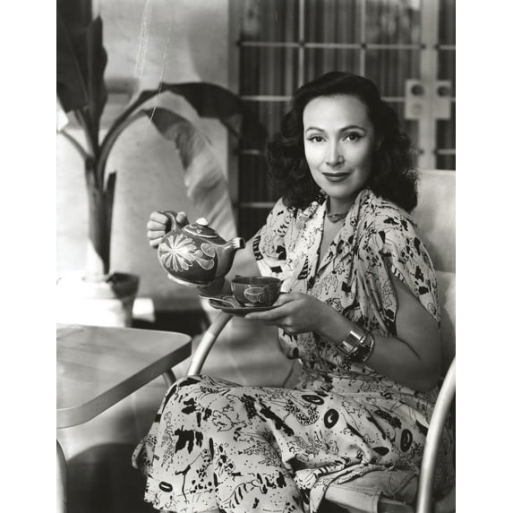 Dolores Del Rio Seated in Classic Photo Print (24 x 30)