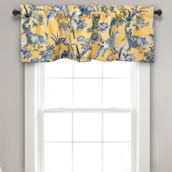 Dolores Room Darkening Valance Yellow 52X18+2