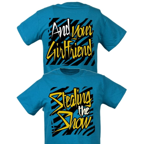 Dolph Ziggler Blue Stealing the Show And Your Girlfriend Mens T-shirt 4XL