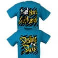 thumbnail image 1 of Dolph Ziggler Blue Stealing the Show And Your Girlfriend Mens T-shirt L, 1 of 6