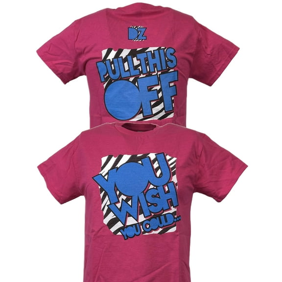 Dolph Ziggler You Wish You Could Pull This Off Mens Pink T-shirt XXL