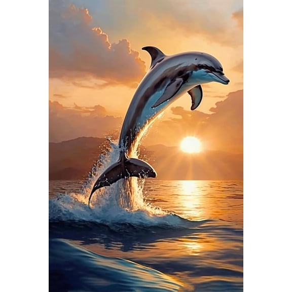 Dolphin 1000 Piece Wooden Jigsaw Puzzles Fun Puzzle Family Educational Game Toys Activities Gift