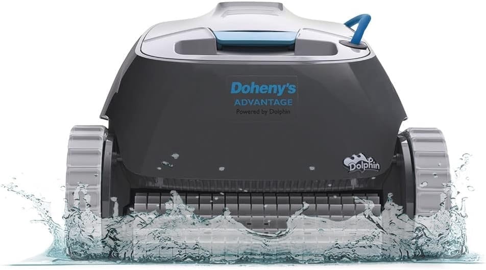 Dolphin Advantage Automatic Robotic Pool Vacuum Cleaner. Wall Climbing. Active Scrubber Brush. Ideal for In-Ground Pool Types up to 33 FT in Length