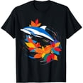 thumbnail image 1 of Dolphin Animal Graphic Artwork Dolphin T-Shirt, 1 of 4