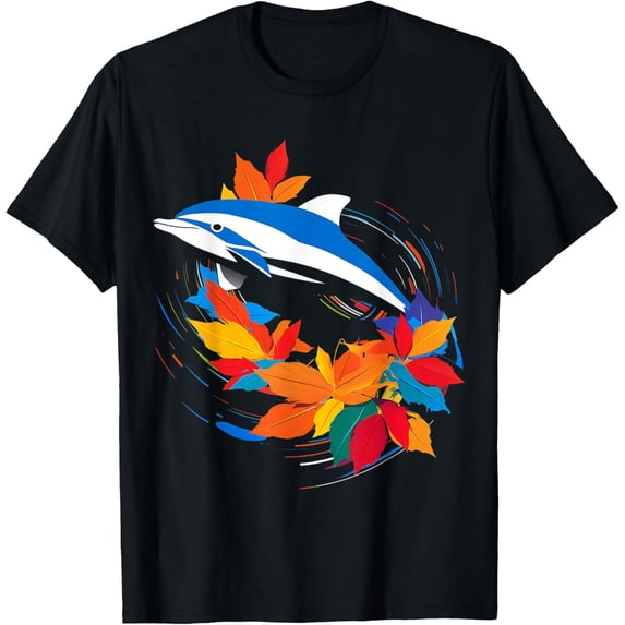 Dolphin Animal Graphic Artwork Dolphin T-Shirt