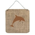 thumbnail image 1 of Dolphin Burlap and Brown BB1025 Wall or Door Hanging Prints, 1 of 1