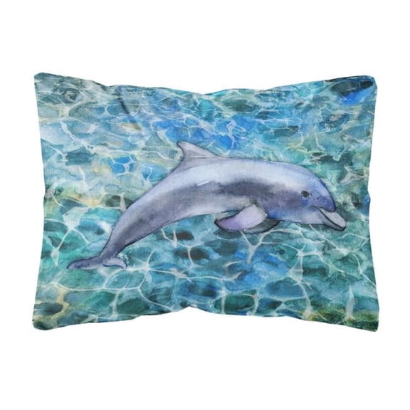 Dolphin Canvas Fabric Decorative Pillow