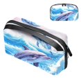 thumbnail image 1 of Dolphin Charger Organizer Hard Drive Bag Cable Cord Organizer Small Storage Pouch Oxford Fabric Waterproof Electronic Digital Accessories Travel Case 5.9x9.44x3.14 in., 1 of 6