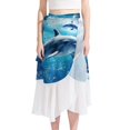 thumbnail image 1 of Dolphin Chic Chiffon Beach Dress for Women - Summer Dresses with Polyester Straps for Sunny Days, 1 of 6