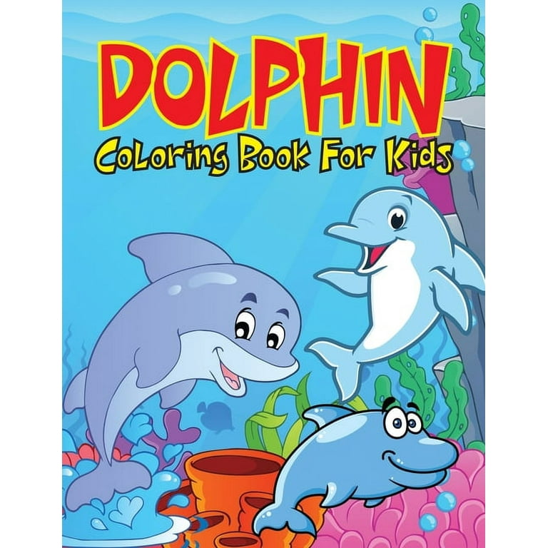 coloring pages of cute dolphins