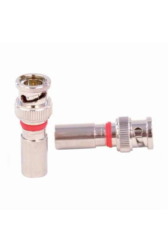Cable Coupler,BNC/Male,RG6 Coax,PK10 DC-CBNCM6G