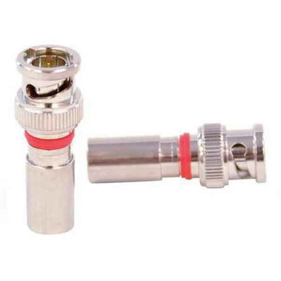 Dolphin Components Cable Coupler,BNC/Male,RG6 Coax,PK10 DC-CBNCM6