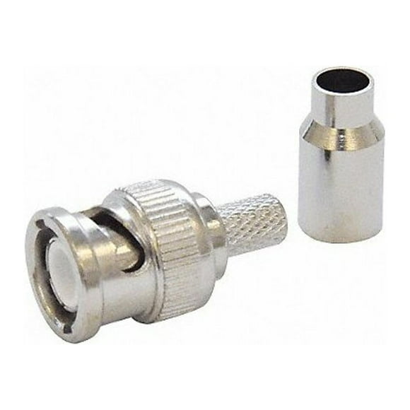 Dolphin Components Cable Coupler,BNC/Male,RG6 Coax,PK10 DC-MC88-5