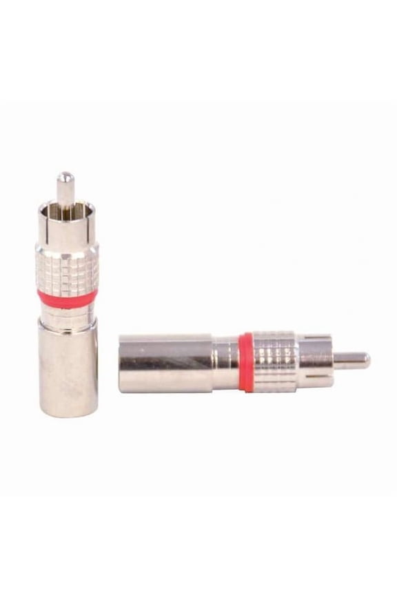 Cable Coupler,RCA/Male,RG6 Coax,PK10 DC-CRCAM6