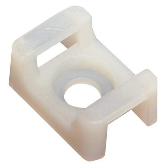Dolphin Components Cable Tie Base,Saddle,Natural,PK1000 DC-LPM-2