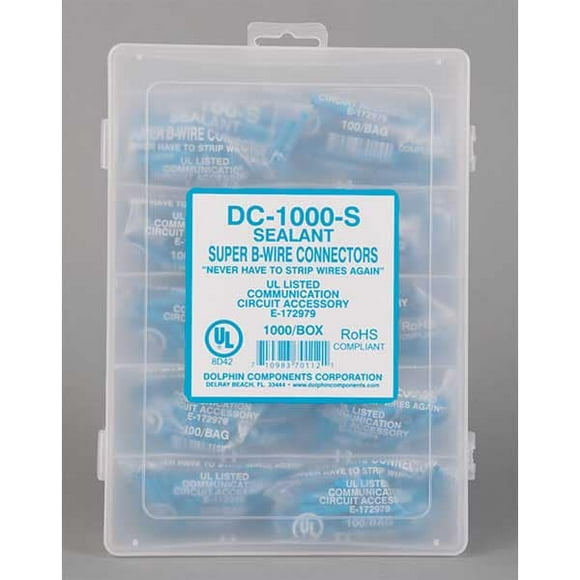 Dolphin Components Insulation Displacement Connector,PK100 DC-1000-S