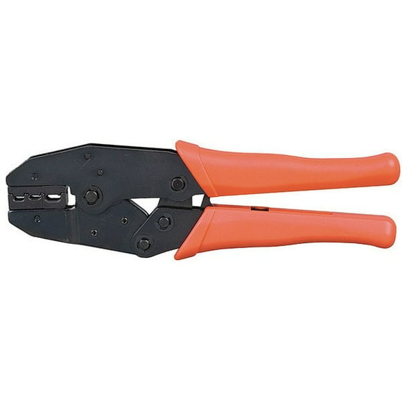 Dolphin Components Ratchet Crimper,22 to 10 AWG,8-1/2" L DC-4141