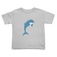 thumbnail image 1 of Dolphin Cute Toddler T-Shirts for Boys Girls (Gray, 3T), 1 of 5