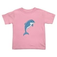 thumbnail image 1 of Dolphin Cute Toddler T-Shirts for Boys Girls (Pink, 3T), 1 of 5