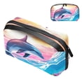 thumbnail image 1 of Dolphin Digital Pouch with Oxford Fabric, Waterproof Electronic Organizer Travel Case, Cord and Cable Organizer, Canvas Storage Box Small, Hard Drive Bags Included - 5.9x9.44x3.14 in, 1 of 6
