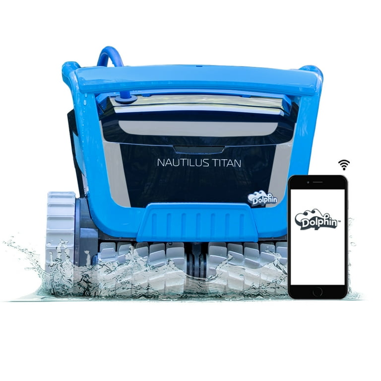 Dolphin E70 Robotic Pool Cleaner with Wi-Fi, Temp Sensor, Active