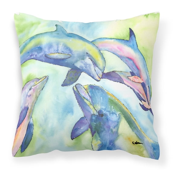 Dolphin Fabric Decorative Pillow