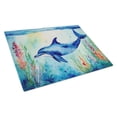 thumbnail image 1 of Dolphin Glass Cutting Board Large 12 in x 15 in, 1 of 5