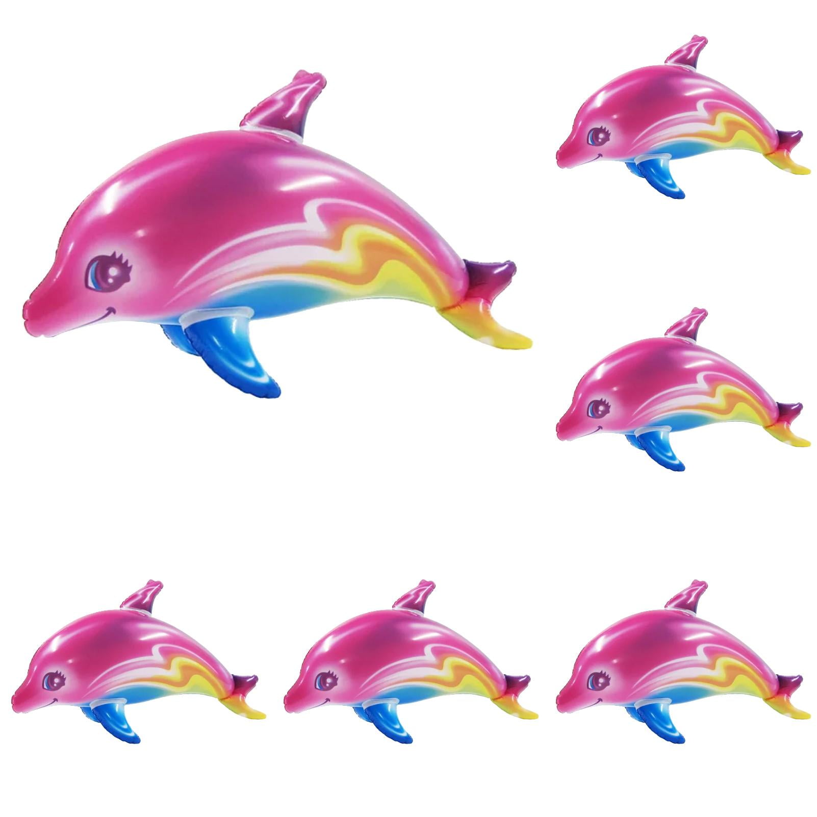Dolphin Inflatable Pool Toy Aquatic Themed Decor Inflate Pool Beach